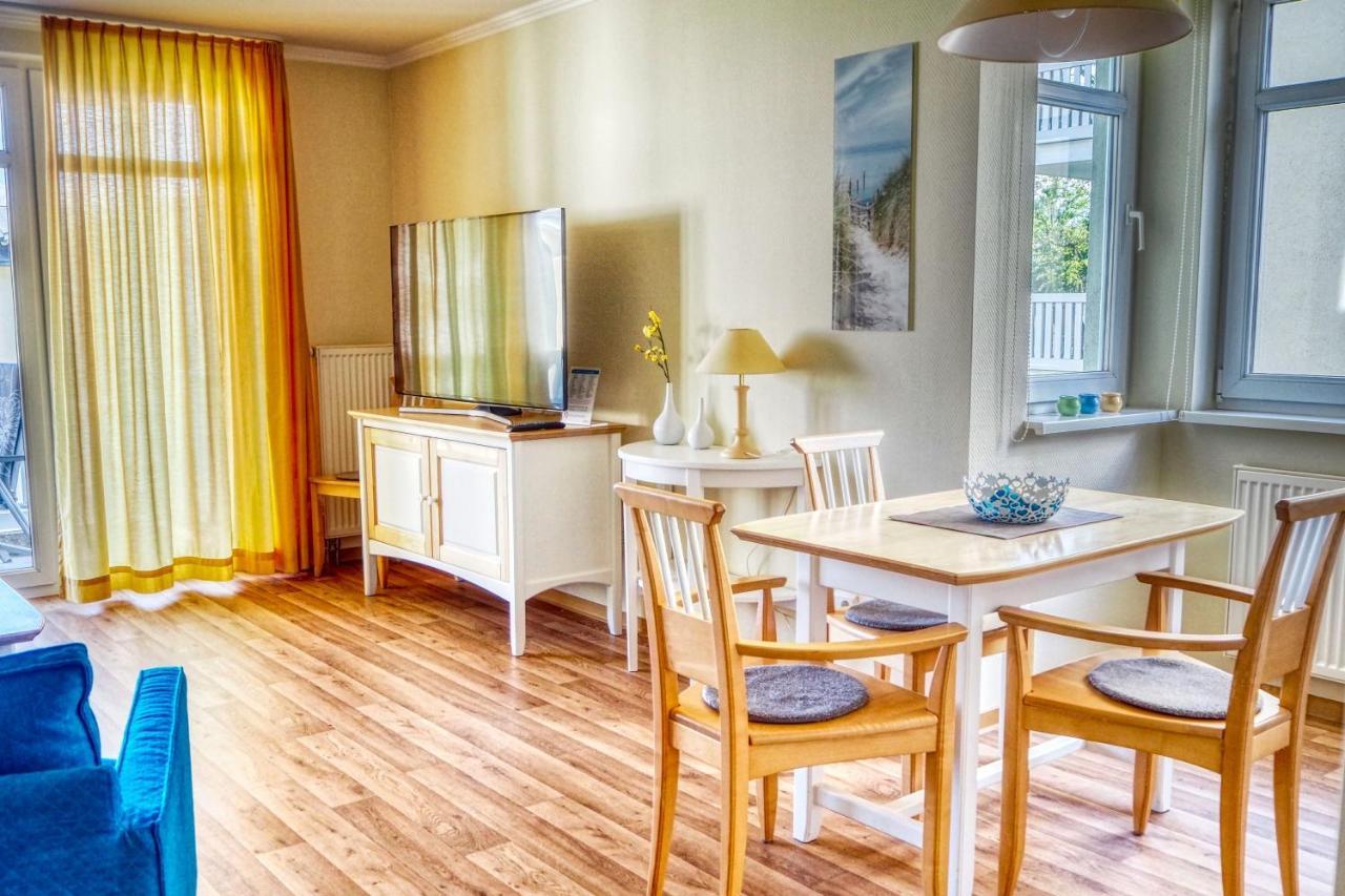 Mit Meerblick Und Balkon, Gratis Nutzung Vom Ahoi Erlebnisbad Und Sauna In Sellin - Meeresblick Fewo 35 奥斯特巴德·哥伦 外观 照片