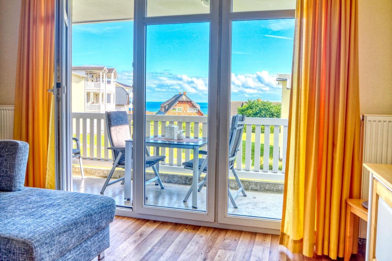 Mit Meerblick Und Balkon, Gratis Nutzung Vom Ahoi Erlebnisbad Und Sauna In Sellin - Meeresblick Fewo 35 奥斯特巴德·哥伦 外观 照片